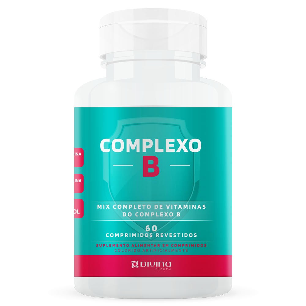 Complexo B 60 Comprimidos Divina Pharma :: UniNatural