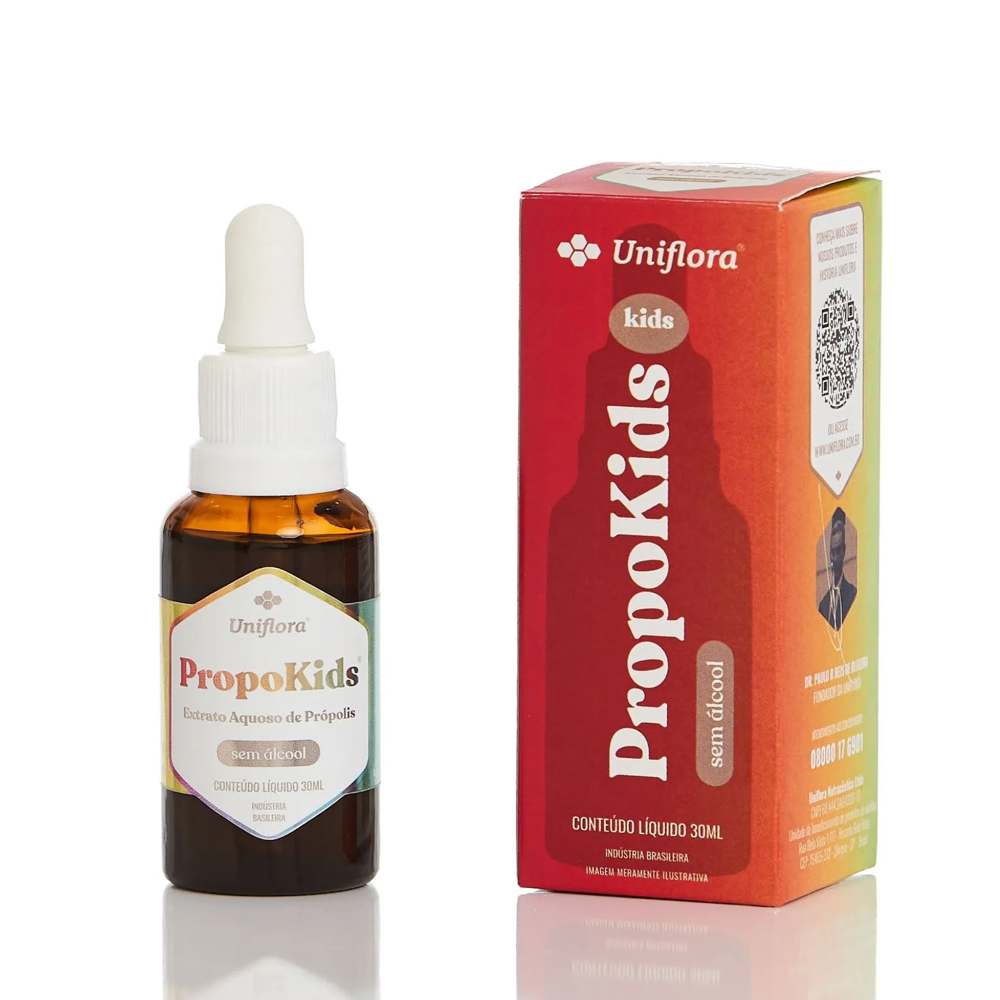 Extrato Aquoso de Própolis Verde PropoKids 30ml Uniflora :: UniNatural